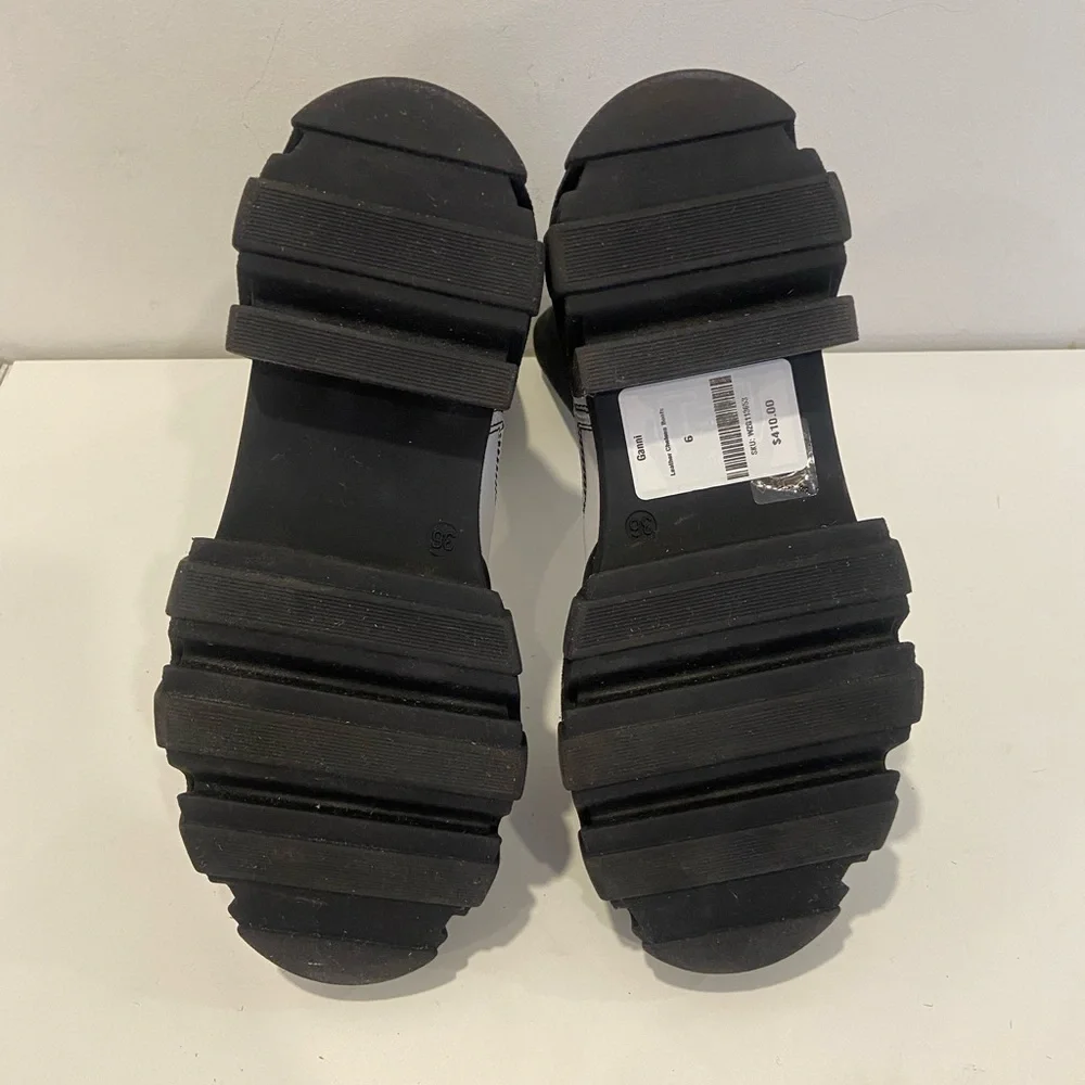 Ganni Leather Chelsea Boot, 36. - Picture 3 of 6